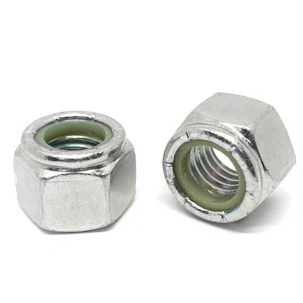Boltsandnuts.Com Nylon Insert Lock Nut, 7/8"-9, 316 Stainless Steel, Plain, 5 PK 87CNNESS/316-5 - main